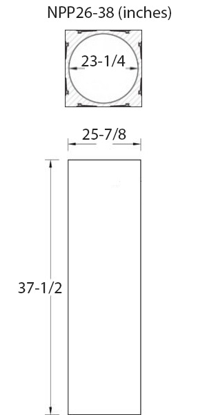 Royal Corinthinan Newel Post NPP26-38