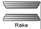 Rake cap and base for square, non-tapered craftsman column available from CheapColumn.com