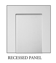 Square, non-tapered craftsman columns with Recessed panels available from CheapColumn.com